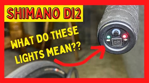 di2 junction box lights meaning green then green and red|shimnao di2 green light flashing.